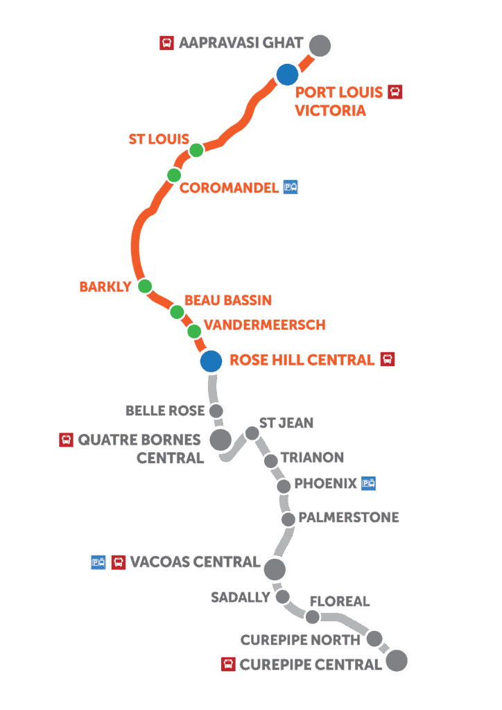 Mauritius light rail Phase 2A