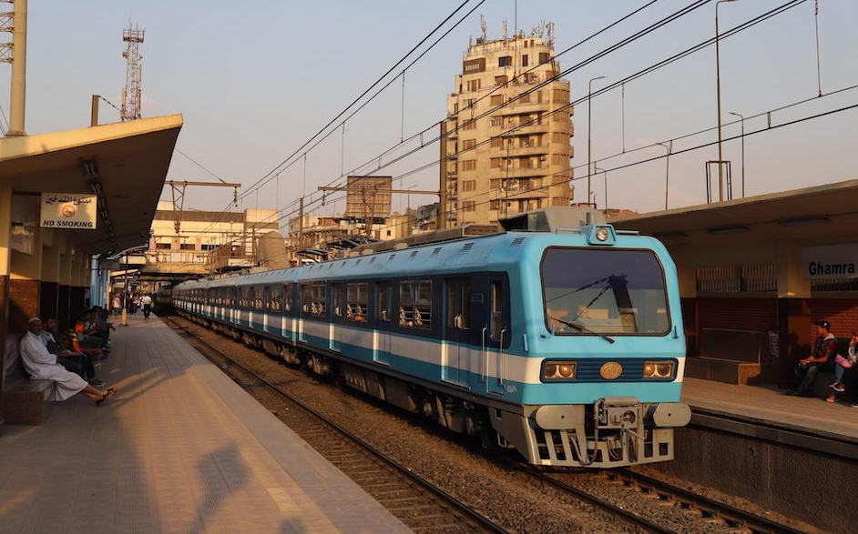 Alstom cairo metro line 1 train